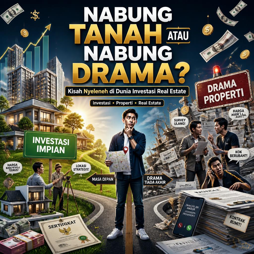 Nabung Tanah atau Nabung Drama? Kisah Nyeleneh di Dunia Investasi Real Estate