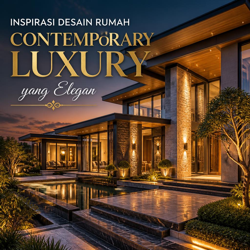 Inspirasi Desain Rumah Contemporary Luxury yang Elegan