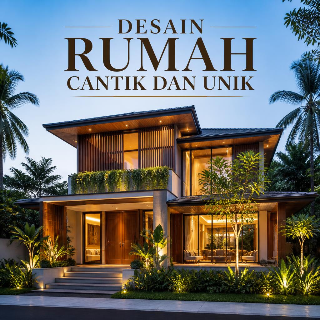 Desain Rumah Cantik dan Unik yang Bikin Hunian Lebih Modern dan Nyaman