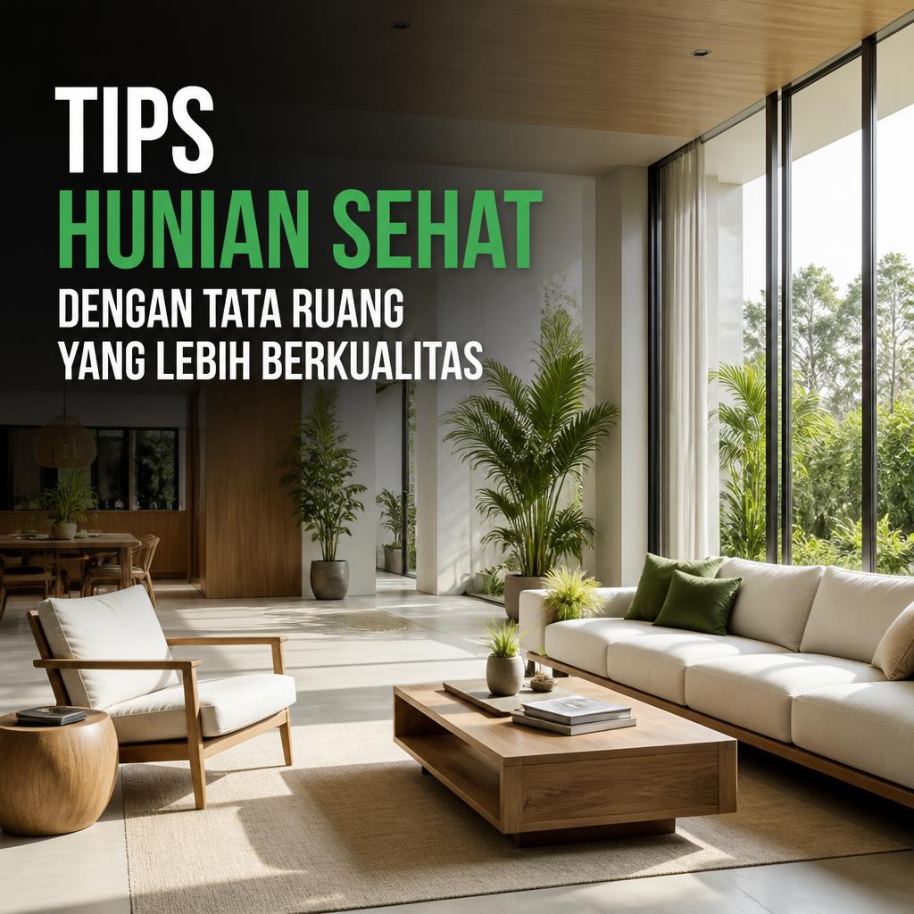 Tips Hunian Sehat dengan Tata Ruang yang Lebih Berkualitas